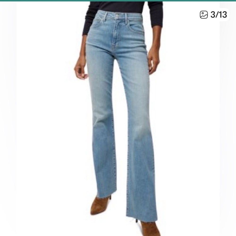 Veronica Beard Cameron High Rise Bootcut Jeans in Nova Size 32